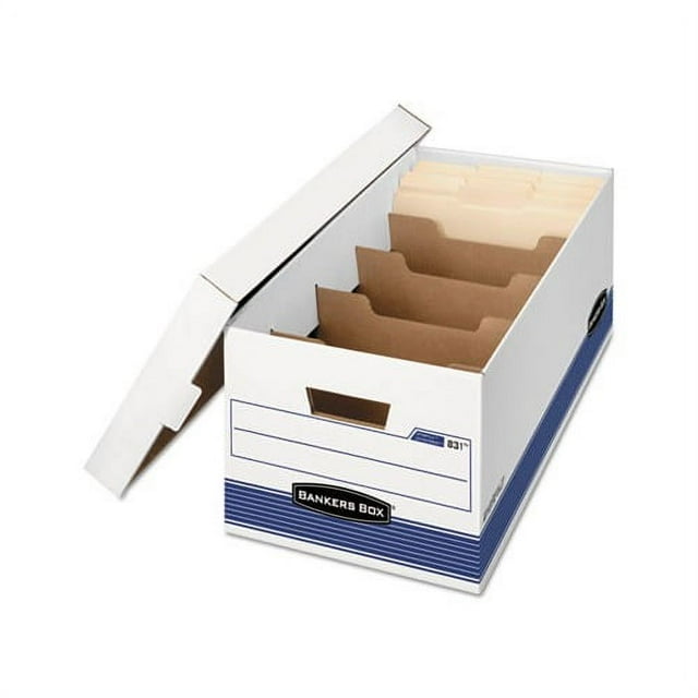 Bankers Box STOR/FILE MediumDuty Storage Boxes with Dividers, Letter