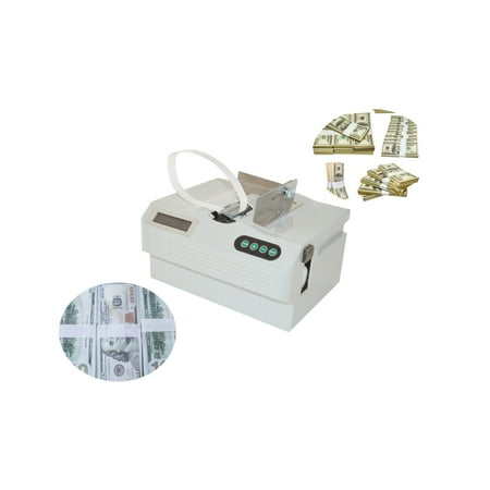 Banknote Baling Cross-Binding Machine Fully Automatic Small Commercial 60HZ 110V