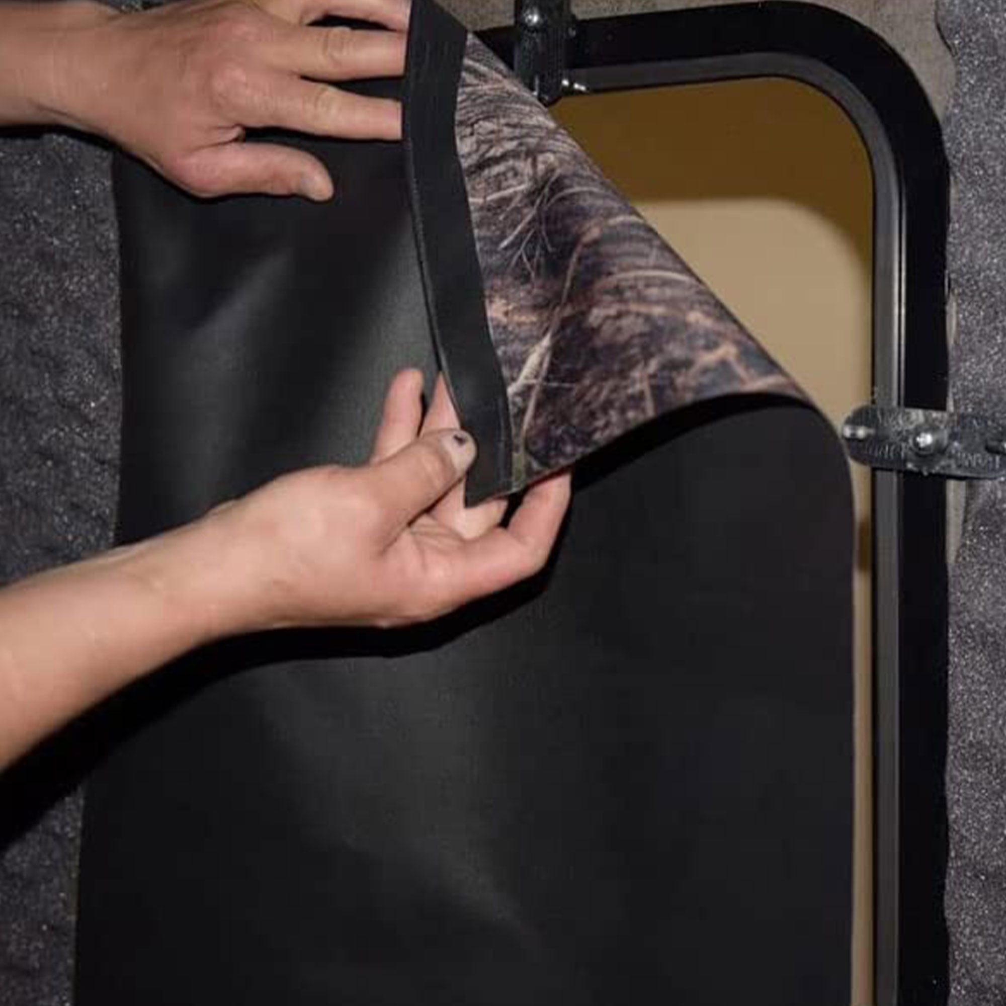 Banks Outdoors Hunting Blind Camouflage Curtain Kit for Stump 4 Box Blind