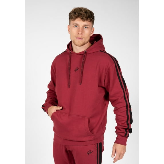 Banks Oversized Hoodie - Burgundy Red/Black