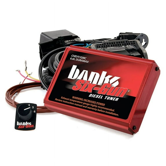 Banks Power 06-07 Chev 6.6L LLY-LBZ Six-Gun Diesel Tuner w/ Switch Fits select: 2006-2007 CHEVROLET SILVERADO, 2006-2007 GMC SIERRA