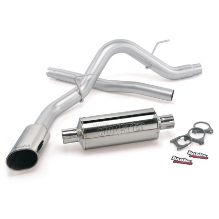 Banks Power 11-14 Ford 6.2L F-150 Raptor ECSB/CCSB Monster Exh Sys - SS Single Exh w/ Chrome Tip Fits select: 2011-2014 FORD F150
