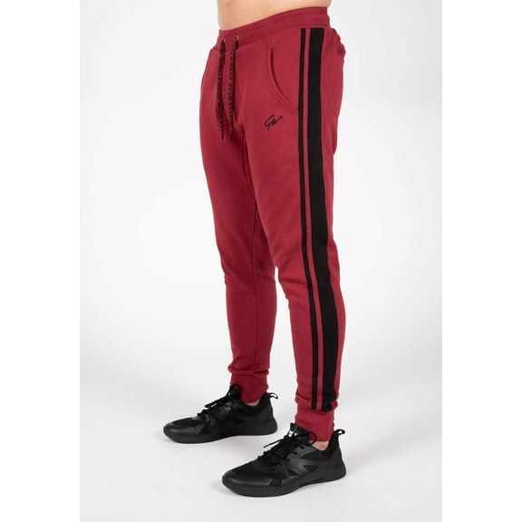 Banks Sweatpants - Burgundy Red/Black