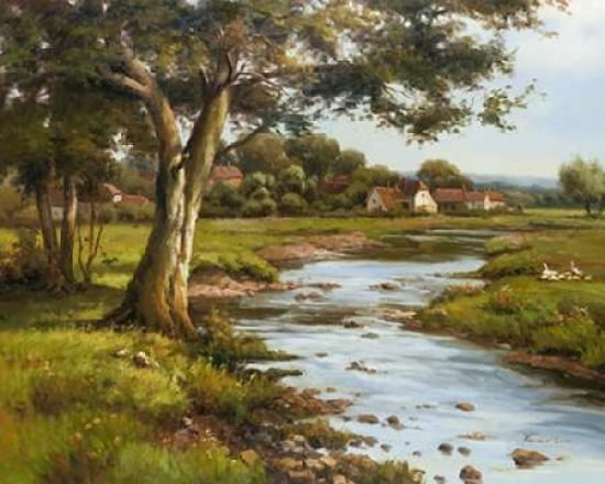 Banks of Wiltshire Canvas Art - Willard (24 x 30)
