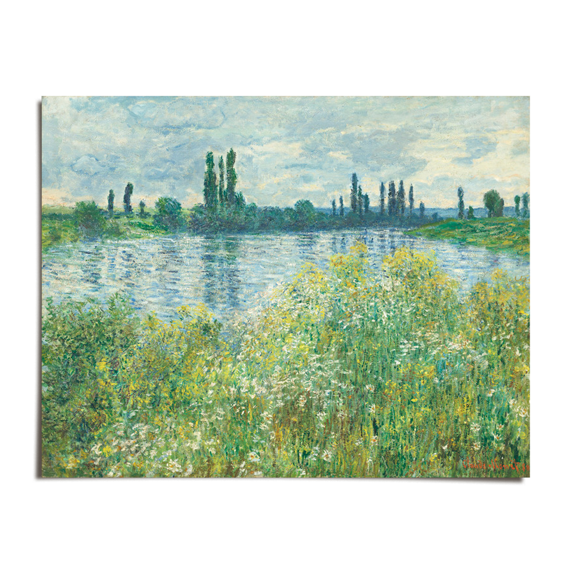 Banks of the Seine near Vetheuil c. 1880 - Claude Monet - 8x10 - Wall ...