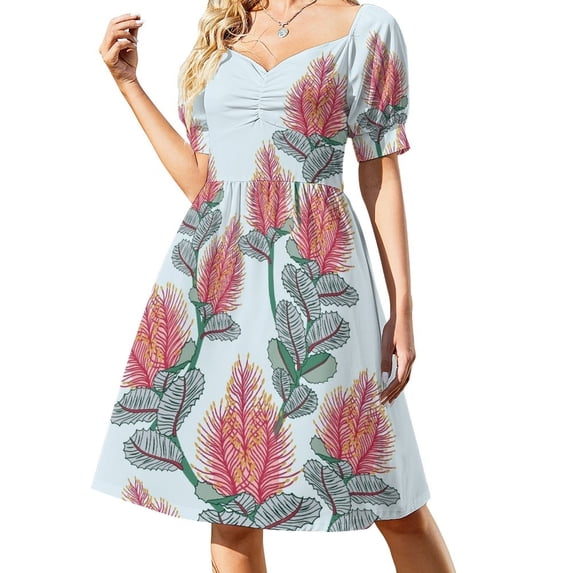 Banksia Bush Flowers Sleeveless Dress evening dresses luxury 2024 beach dresses Women dresses summer long for women