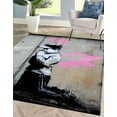 thumbnail image 1 of Banksy Angel Boy Rug, Banksy Graffiti Rugs, Graffiti Rug, Hallway Rug, Boy Prayer Rug, Thin Rug, Gift For Her, Printed Rug, Thin Rug, 1.7'x2.3' - 50x70 cm, 1 of 8
