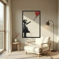 thumbnail image 1 of Banksy Balloon Girl Metal Wall Art, 1 of 9