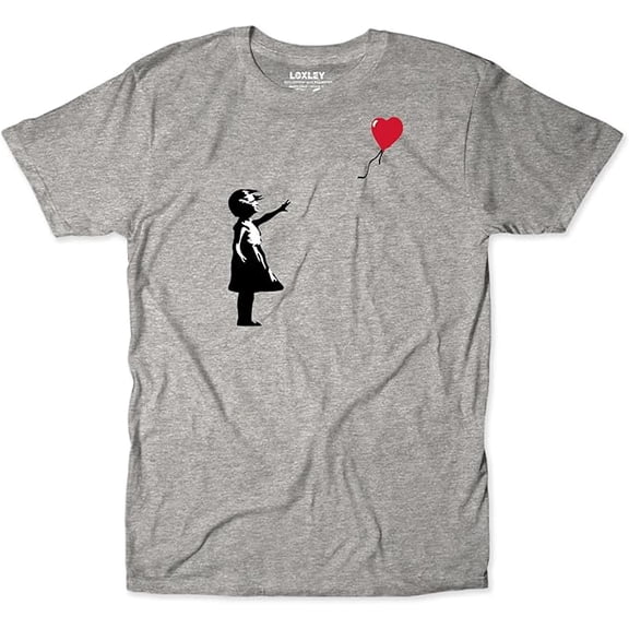 Banksy Balloon Girl T-Shirt – Street Art Graphic Tee Unisex Fit