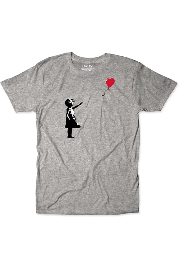 Banksy Balloon Girl T-Shirt – Street Art Graphic Tee Unisex Fit