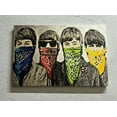 thumbnail image 1 of Banksy Beatles Printed, Graffiti Art, Abstract Poster, Banksy Bandanas Artwork, The Beatles Wall Art, Graffiti Street Artwork, Canvas Wall Decor - 4P-Gallery Wrapped, 1 of 9
