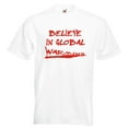 Banksy Believe In Global Warming T Shirt Street Art Exit Through the