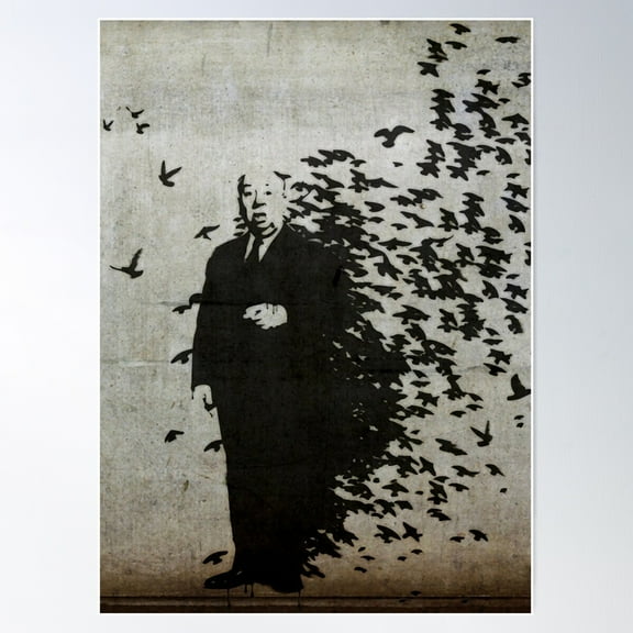 Banksy Birds Graffiti Poster Wall Art, Modern Wall Decor For Living Room Bedroom, 8x12 UNFRAMED