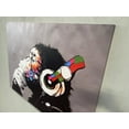 thumbnail image 1 of Banksy Canvas Art, Gorilla Canvas Art, Graffiti Monkey Canvas Art, Abstract Artwork, Street Wall Art, Banksy Monkey Art, Canvas Wall Decor - White Framed, 1 of 9
