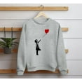 Banksy Girl Hearth Love Balloon T Shirt Meme Gift Funny Top Tee Style