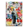 thumbnail image 1 of Banksy Graffiti The Brilliant Physicist Canvas Wall Art Prints Poster Gifts Photo Picture Painting Posters Room Decor Home Decorative 24x36inch(60x90cm), 1 of 6