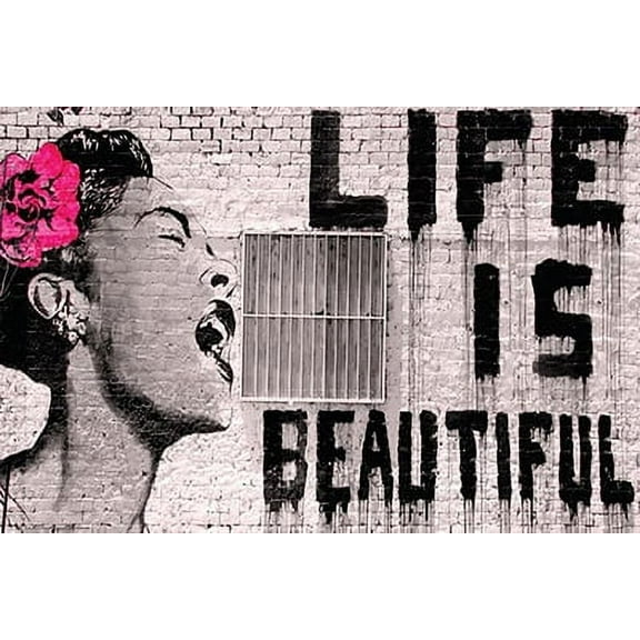 Banksy - Life is Beautiful Poster (36x24)