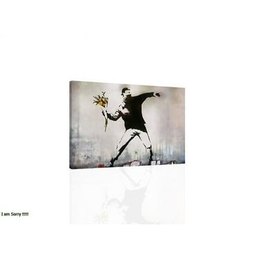 Banksy Massive Atack - CANVAS or PRINT WALL ART