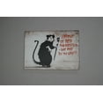 thumbnail image 1 of Banksy Mouse Art, Banksy Out of Bed Rat Art Canvas, Abstract Printed, Street Wall Decor, Mouse Graffiti Canvas Art, Canvas Wall Decor - 3P-Rolled Canvas, 1 of 9
