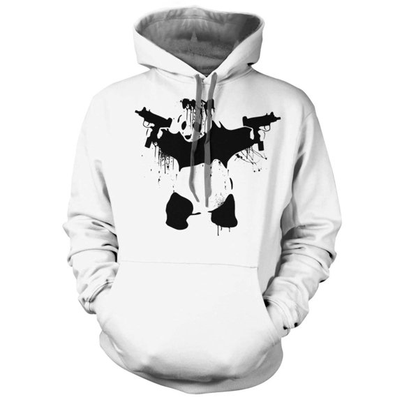 Banksy Panda Uzi Hoodie