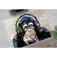 thumbnail image 1 of Banksy Rug, Thinking Monkey Rug, Animal Rug, Bedroom Rug, Headphone Monkey Rug, Gift For Him Rugs, Banksy Thinking Monkey Rugs, Runner Rug, 2.6'x9.2' - 80x280 cm, 1 of 8