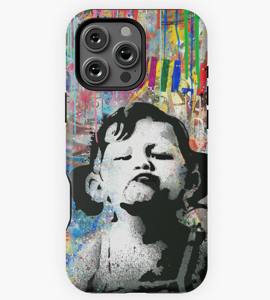 Banksy SMILE Street Art GA266 Phone Case for iPhone 11 to 17 Pro Max ...