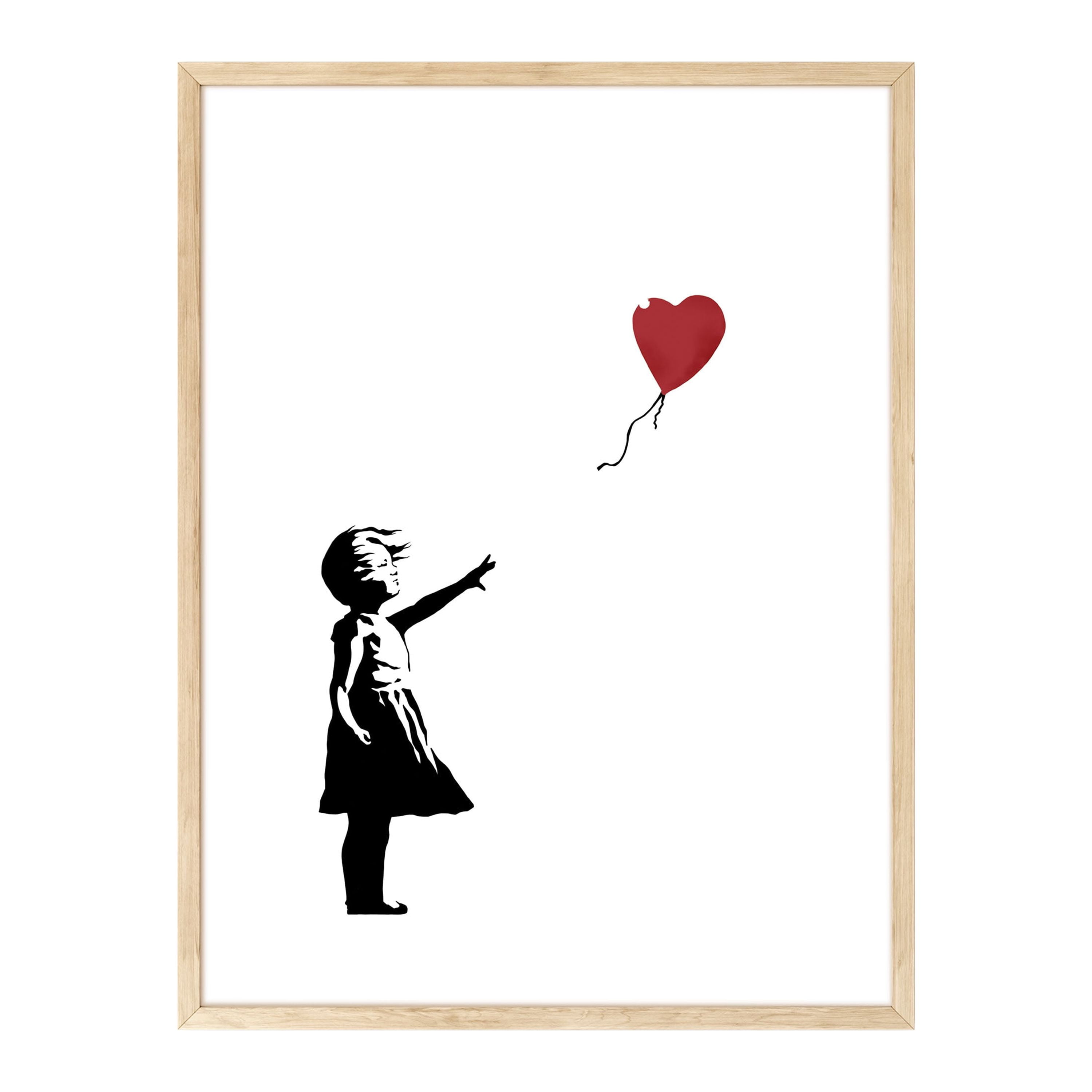 Banksy-Inspired Art: Blossoms of Innocence Wall Poster - Girl with Y –  AVANTGAART