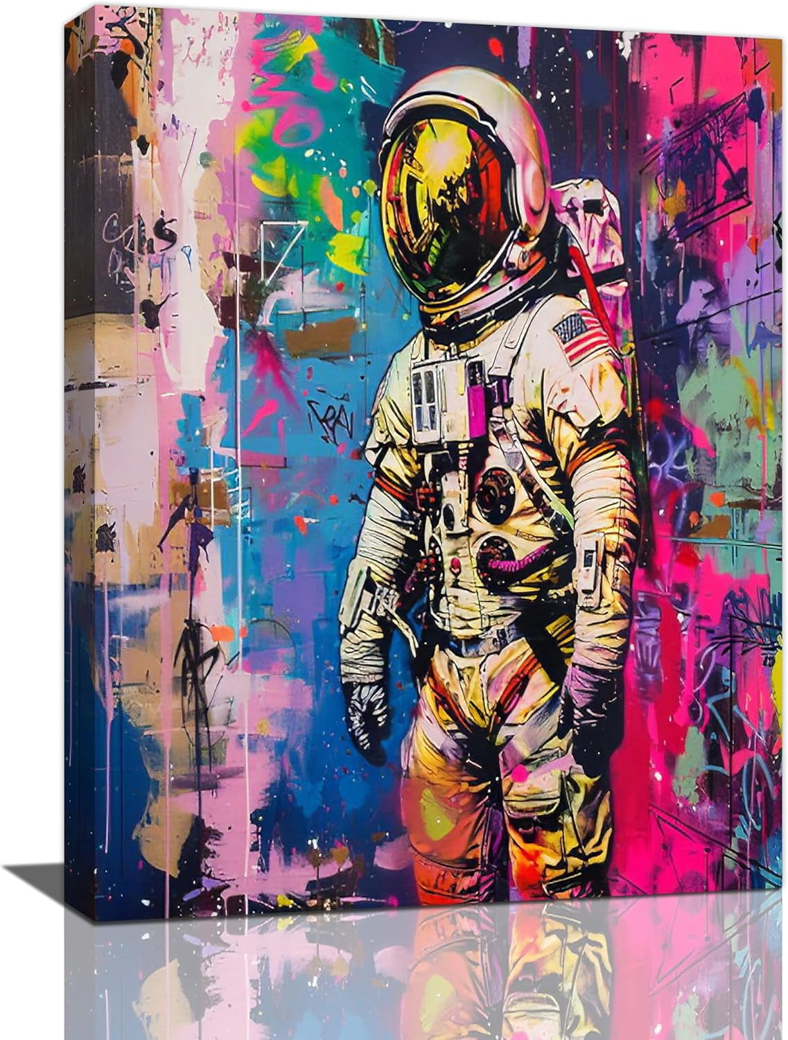 Banksy Wall Art Graffiti Street Wall Decor Pop Culture Canvas Print