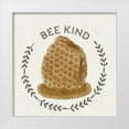 thumbnail image 1 of Bannarot 12x12 White Modern Wood Framed Museum Art Print Titled - Bee Hive II-Bee Kind, 1 of 4