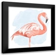 thumbnail image 1 of Bannarot 15x15 Black Modern Framed Museum Art Print Titled - Tropical Flamingo II, 1 of 5