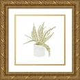 thumbnail image 1 of Bannarot 15x15 Gold Ornate Wood Framed with Double Matting Museum Art Print Titled - Potted Fern V, 1 of 4
