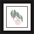 thumbnail image 1 of Bannarot 20x20 Black Ornate Wood Framed with Double Matting Museum Art Print Titled - Polka Dot Begonia IV, 1 of 4
