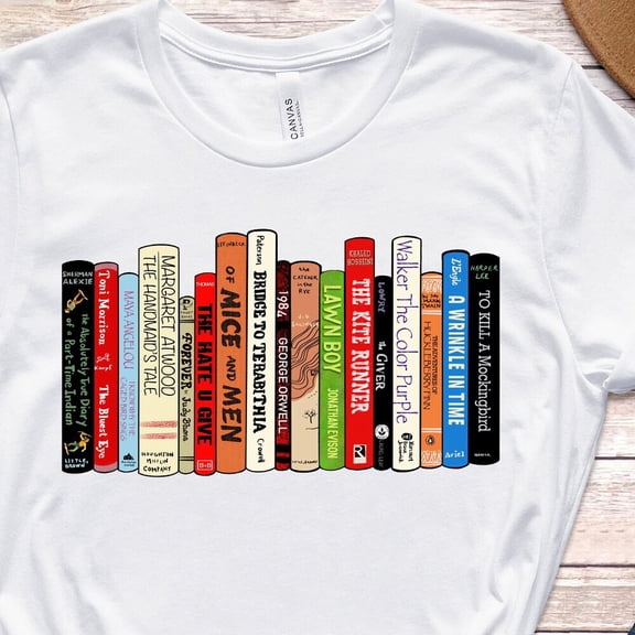 I'M With The Banned, Banned Books Shirt, Banned Books Shirt, Super Soft Graphic T-Shirt, Reading Shirt. Librarian Shirt WHITE Unisex S-5XL Hot Trending Shirt, Vintage Birthday Gift