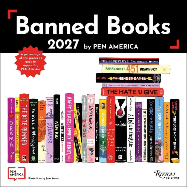 The Banned Books 2027 Wall Calendar, (Paperback)