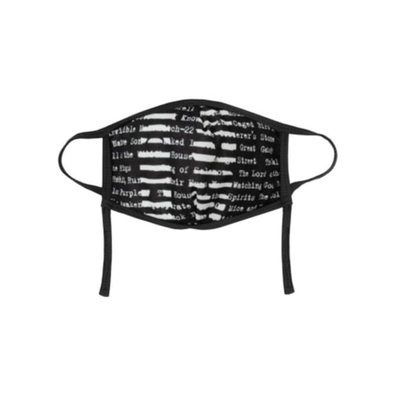 Banned Books Face Mask - Adjustable (large)