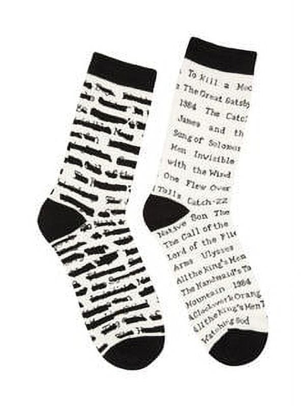 OUT OF PRINT Banned Books Socks - Large