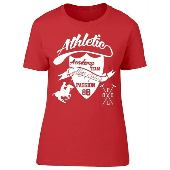 Banner. Athletic And Shield T-Shirt Women -Image by Shutterstock, Female x-Large