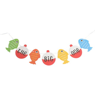 Only $35.99 155PCS O Fish Ally 1 Birthday Party Decorations, Gone Fishing  Ballo…