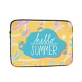 thumbnail image 1 of Banner Design Hello Summer 17 inch Portable Laptop Sleeve Compatible with MacBook Air Notebook Computer Case for Men Women College School Students, 1 of 7