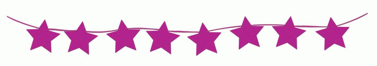 Banner Diam Star Ht Pink Banner Diam Star Ht Pink