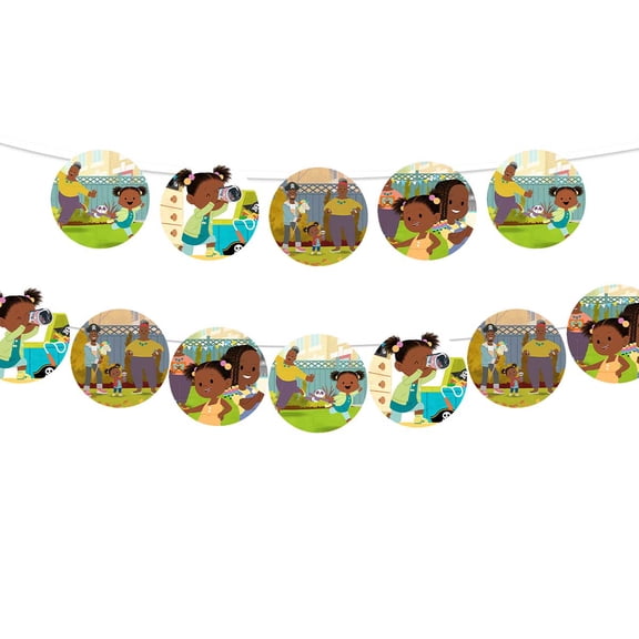 Banner Jojo and Gran Party Supplies Garland Decor Decorations Pre-Strung