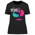 thumbnail image 1 of Banner. Music Festival T-Shirt Women -Image by Shutterstock, Female Small, 1 of 2