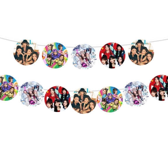 Banner New Pre-Strung Jeans Party Supplies Garland Decor Decorations