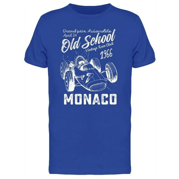 Banner. Old School, Monaco T-Shirt Men -Image by Shutterstock, Male Small