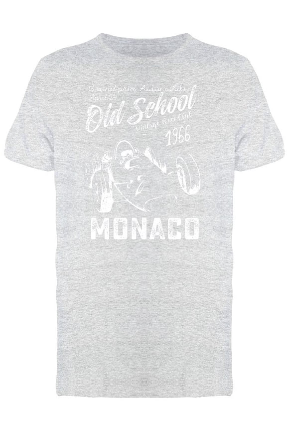 Banner. Old School, Monaco Tee Men's -Image by Shutterstock