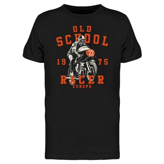 Banner. Old School, Racer T-Shirt Men -Image by Shutterstock, Male 3X-Large