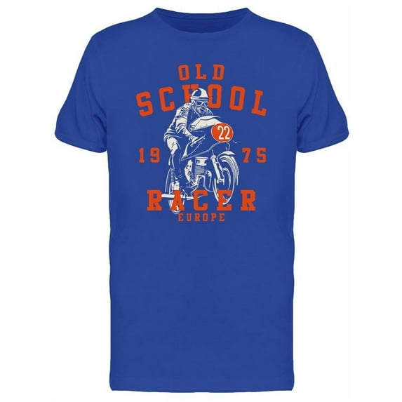 Banner. Old School, Racer T-Shirt Men -Image by Shutterstock, Male 3X-Large