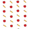 thumbnail image 1 of Banner,Pencil Apple Pattern Pre-strung Cardstock Hanging Decor for Teacher Office Home Semester Begin Party, 1 of 7