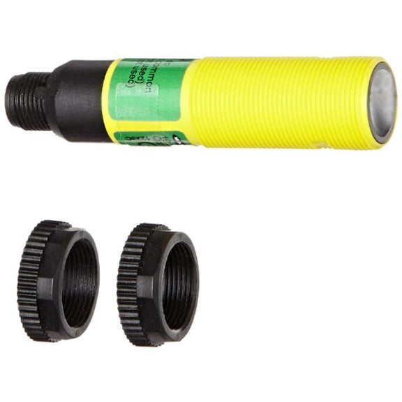 Banner S186EQ EZ Beam Sensor, Opposed Mode Emitter and Receiver, Infrared LED, 4-Pin European Style QD, 20m Range, 10-30VDC Supply Voltage