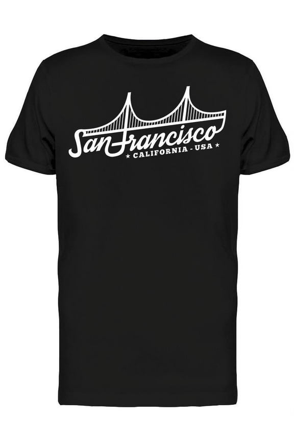 Banner:San Francisco, California T-Shirt Men -Image by Shutterstock, Male 3X-Large